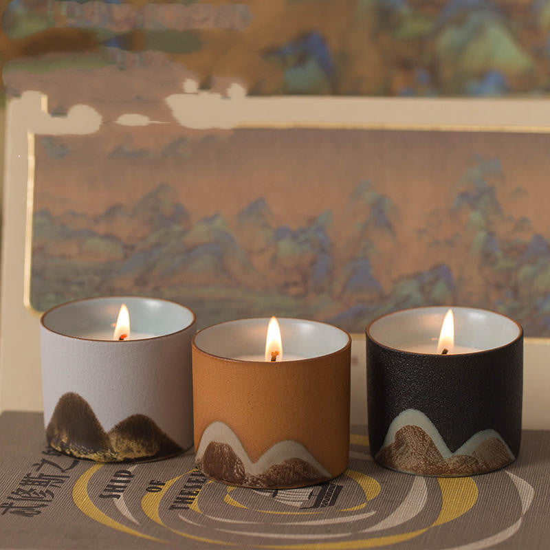 Scenic Ceramics Aromatherapy Candles