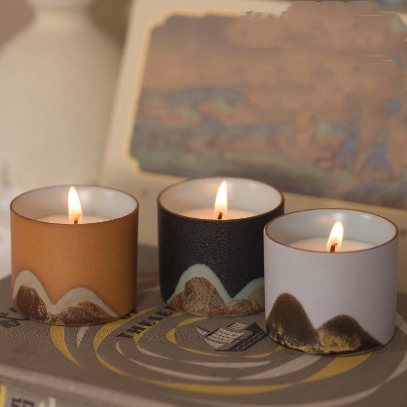 Scenic Ceramics Aromatherapy Candles